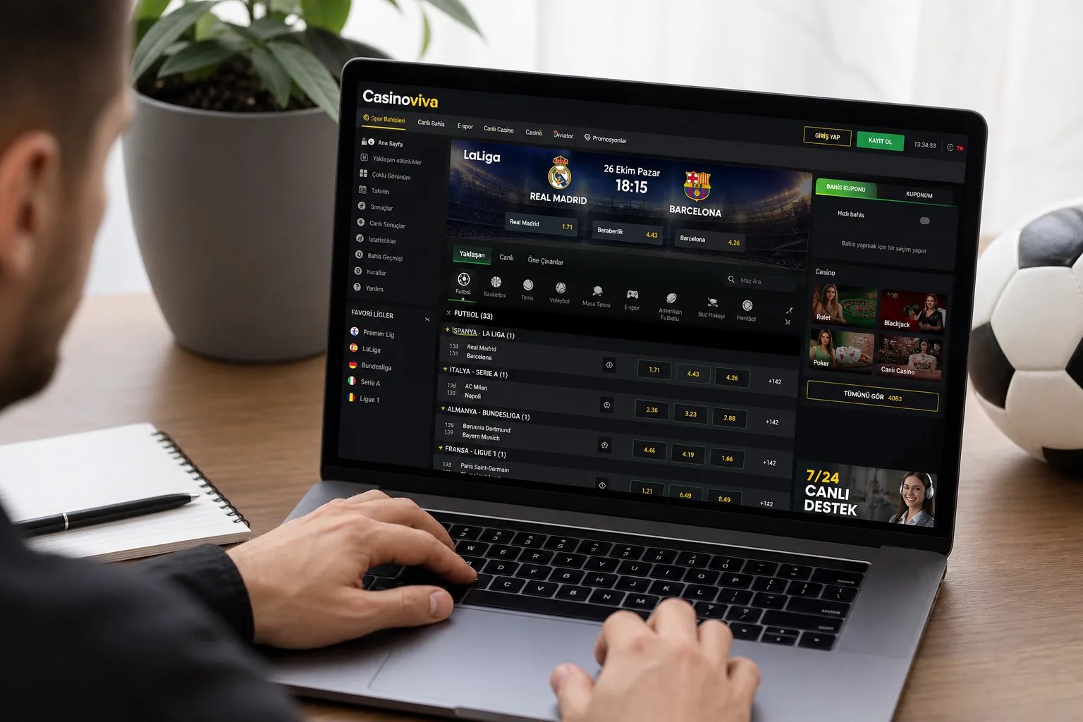 Casinoviva Bahis Oranları